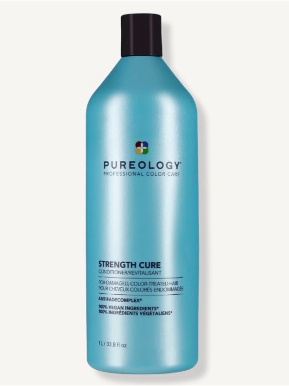 Pureology Strength Cure Conditioner Liter For Damaged Color Treated Hair 33.8 oz